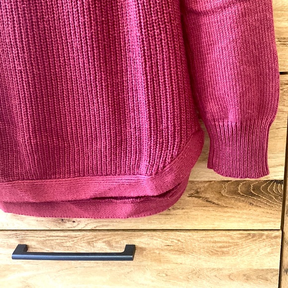 RD Style - Rowca Cotton Blend Crew Neck Sweater - Burgundy - Medium - Picture 6 of 8